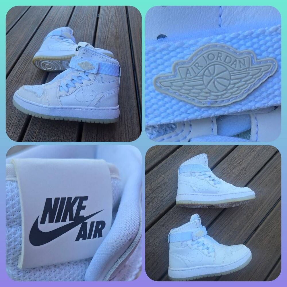Nike Air Jordan 1 Nova XX white high top sneakers size women's 8